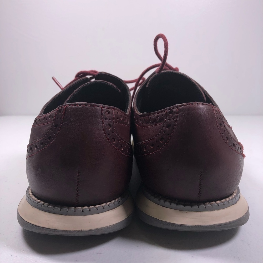 COLE Haan Grand.OS Wingtip Burgundy Dress Shoes - Picture 2 of 9